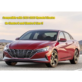 MOERTIFEI Car Mud Flaps Splash Guards Fenders Compatible with 2021 2022 2023 Hyundai Elantra (No N-Line Package), 4pcs Mud Guard Kit, Black