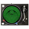 Plastic Waffles DJ Vertigo Lime Green Record Slipmat Turntable 12"