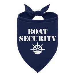 Boat Security Dog Bandana, Dog Boating Accessories, Dog Lake Essentials, Funny Dog Bandana, Pet Dog Triangle Scarf, Dog Bandana for Small Medium Dogs, Dog Scarf (C44)