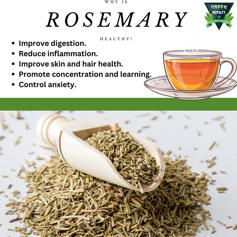 Premium Loose Rosemary Tea - Natural Infusions Romero 4oz (Makes
