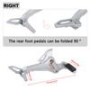 Minho Motorcycle Right Side and Left Side Foot Pegs Footrest
