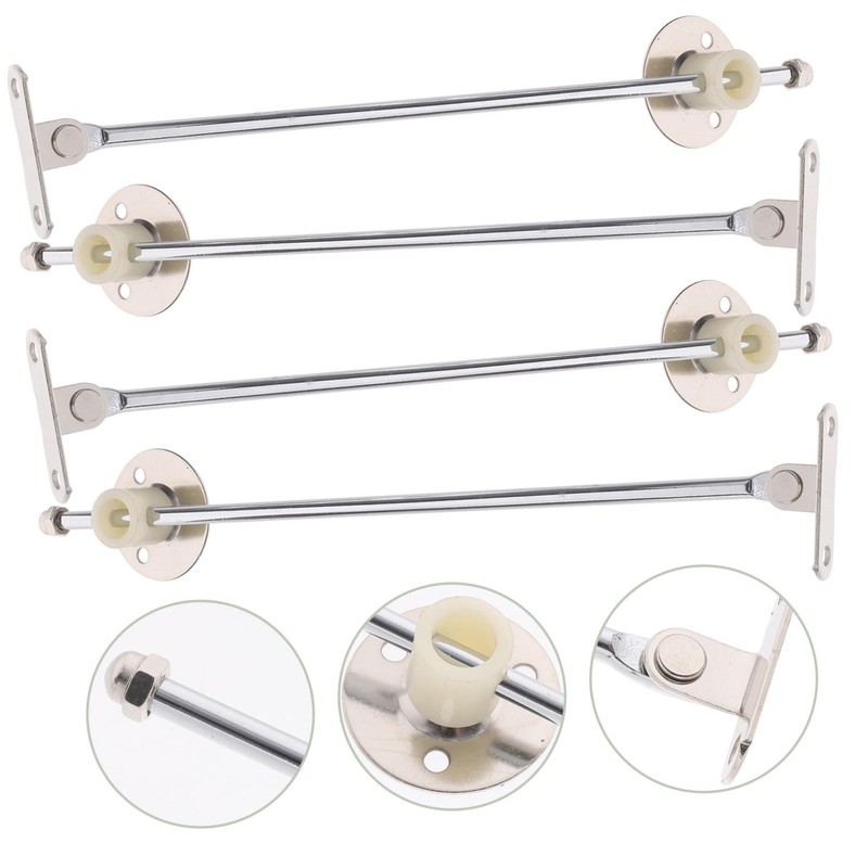 WOONEKY Set of Soft Close Hinges for Kitchen Cabinet Lid