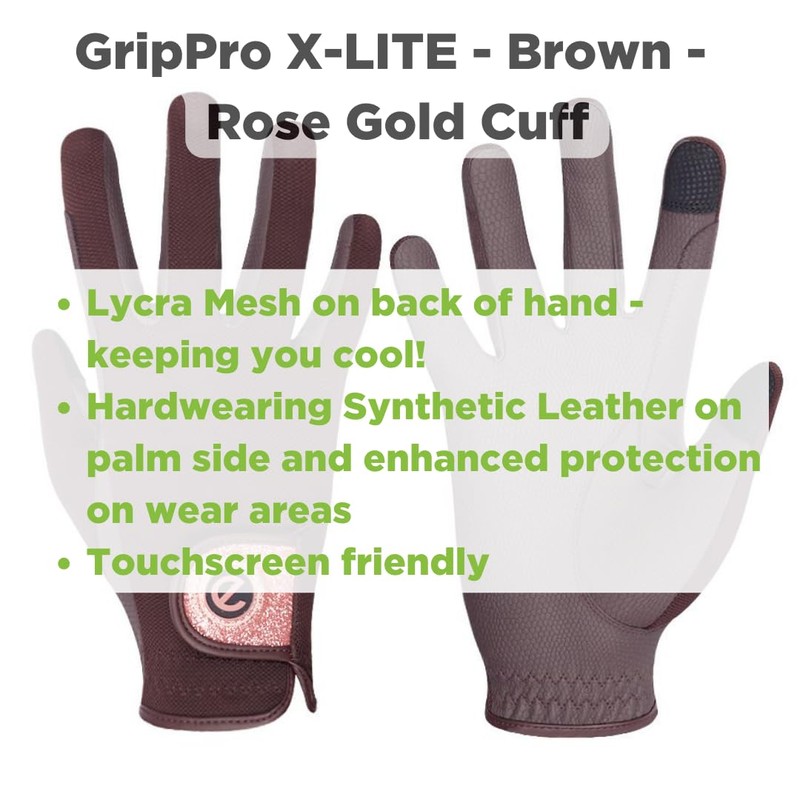 eGlove eQUEST GripPro X-LITE - Lightweight, Breathable and Grippy -
