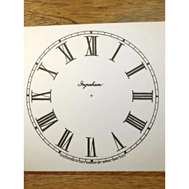 Ingraham 5 Inch Ingraham Clock Replacement Paper Dial             (Lot143)