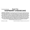 Andy Anand Sugar-Free Raspberry Cheesecake 9" (2 lbs), Shipped 2nd