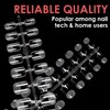 Short Square Soft Gel Nail Tips, Melous 240PCS Pre Buff