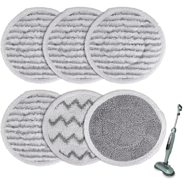 Sgizoku S7000 Pads Replacement Steam Mop Pads Compatible with Shark