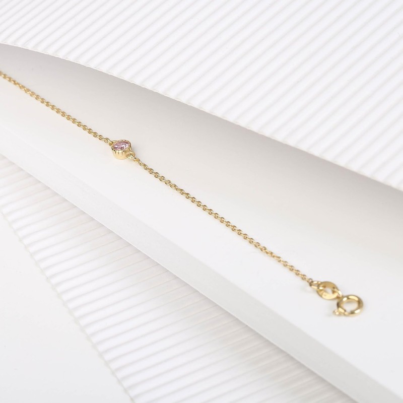 Lucardi - Damen Armband mit Armreif und Plattierung - Schmuck