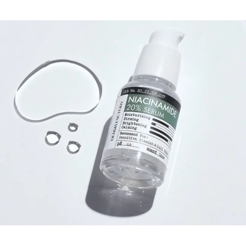 Sérum Facial Dermafactory Con 20% Niacinamida Para Rostro 30 ml