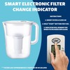 7-Cup Water Filter Pitcher & 3 Filters & Electronic Filter