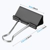 Ufmarine Extra Large Binder Clips 2 Inch, 10 Pcs Big