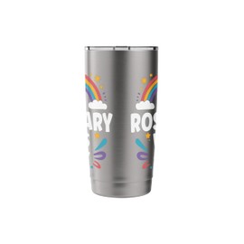 ROSEMARY Vibes Only Cute Retro Girls ROSEMARY Name Stainless Steel Insulated Tumbler