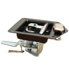 T Handle Latch Rv Truck Door Tool Box Lock Replacement with Keys Gasket Stainless Steel T-Handle Lock 2Pcs/1pc (Black-1pc)