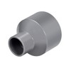 sourcing map PVC DWV Reducing Coupling Schedule 40 Gray 32mm
