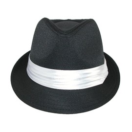 Kenny K Wedding Formal Dress Fedora Hat, Large, Black