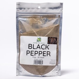 Herb To Body Black Pepper | 30 Mesh Fine | Wildcrafted | 4oz