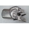 Unpolished Skull Exhaust Tip - 4", 3.5", 3", 2.5", 2.25"
