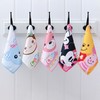 Imported Character Kids Cotton Small Square Absorbent Velvet Print Hand Towel cd11 20*20cm/Chicken Design 60ea