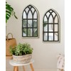 Putuo Decor Set of 2 Gothic Arch Window Frame Wall