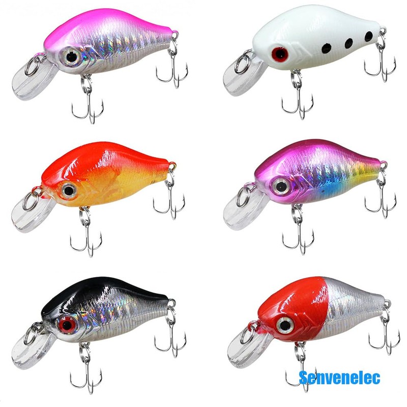 Senvenelec 6 Big Fish Colorful Slow Sea Fishing Bionic Bait
