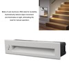 Recessed Sensing Step Light Frosted White LED Stair Light for