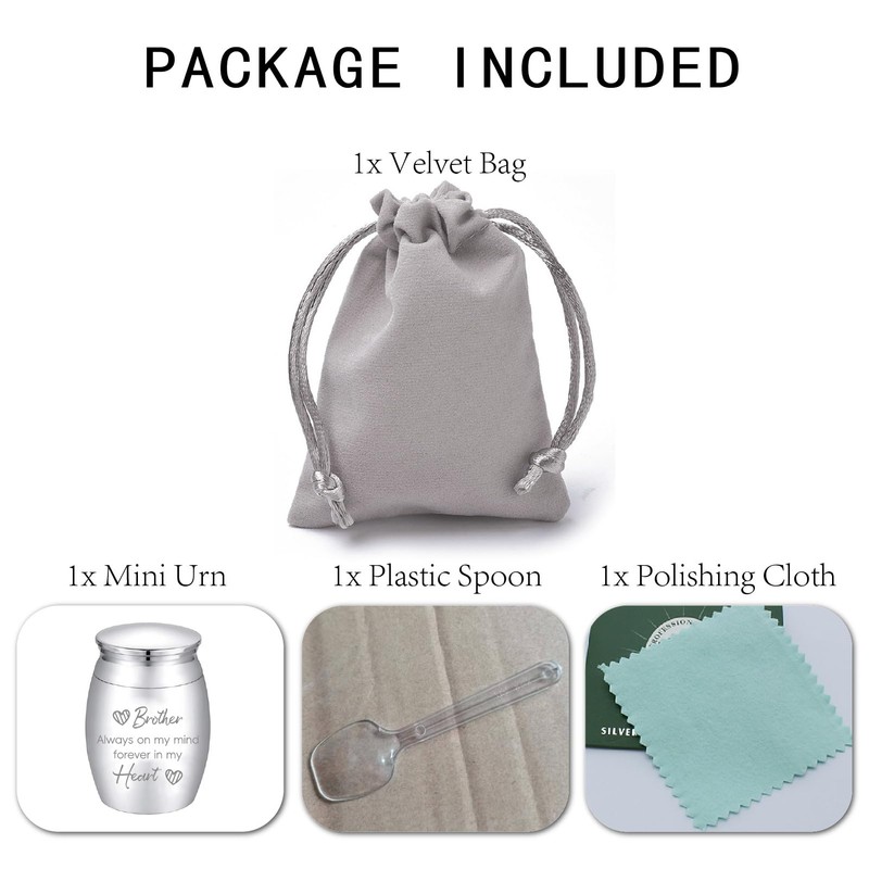 CREATCABIN Small Keepsake Urns Mini Cremation Urn for Human Ashes
