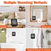 Geevon Digital Bathroom Clock, Waterproof Shower Timer with Large Touch