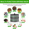YSSOA Herb Drying Rack Hanging 2 Layer 24'' with Zipper