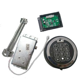 Wah Lin Parts Gun Safe Lock for Depository Safe/Replace Barska Safe /Solenoid Lock With 2 Keys
