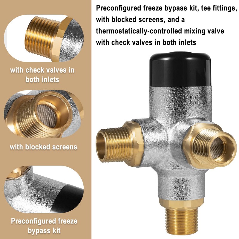 90029 Mixing Valve Compatible with Atwood XT Series Water Heater,