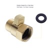 Brushed Gold Water Flow Control Valve, 1/2" Shower Head with