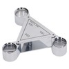 3 Lens Loupe Pocket Foldable Jewelers 10X 15X 20X Jewelry