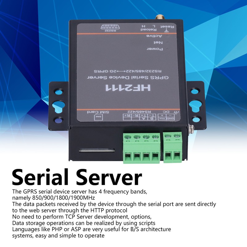 GPRS Serial Device Server Converter Serial to RS232/422/485 for TCP/UDP