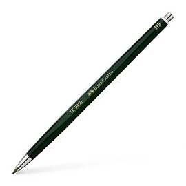 Faber-Castell 139400 lapicero - Lápiz mecánico (Verde, De plástico, HB)