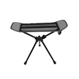 MERIGLARE Folding Foot Rest Travel Antislip Feet Leg Rest Foldable Camping Footrest Chairs Aluminum Compact for Hiking Travelling