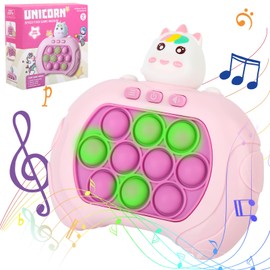 Pop it Fidget Toy, Fidget Ball Toys with Music, Puzzle Game Machine, Game Controller, Bubble Sensory Fidget Toy, Decompression Toy, Machine Gift for Children