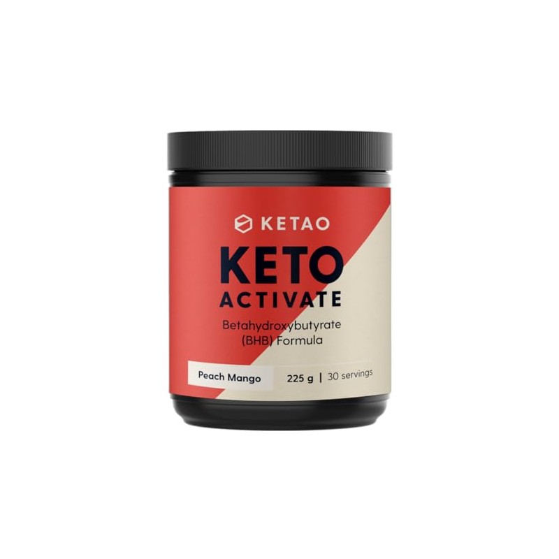 Ketao Keto Activate - Exogenous Ketones Peach Mango Flavour 225