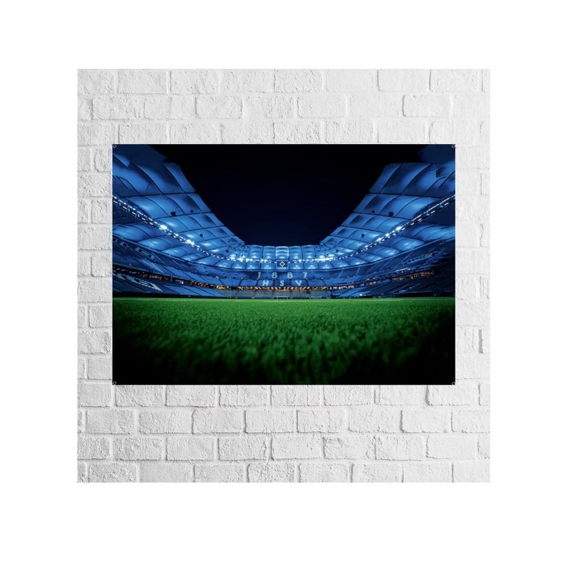 Hamburger SV HSV Wall Flag, Room Flag, Stadium, 180 x