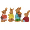 3D Miniature Resin Bunny Figurines for Easter Decor - 4
