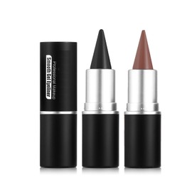 Black & Coffee Eyeliner,Waterproof Eyeliner,Highly Pigmented Smooth Texture Liner Pencils,Long Lasting Smudge-proof Gel Eye Liner Pencil for Cat Eye Black Smokey Makeup