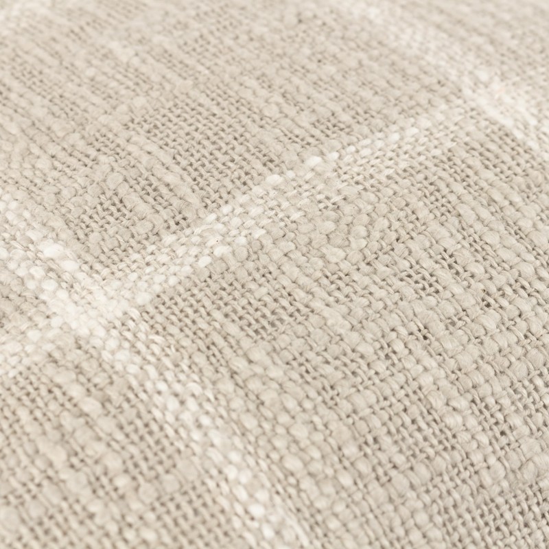 Yard Beni Check Fringed Cushion Cover, 45 x 45 cm
