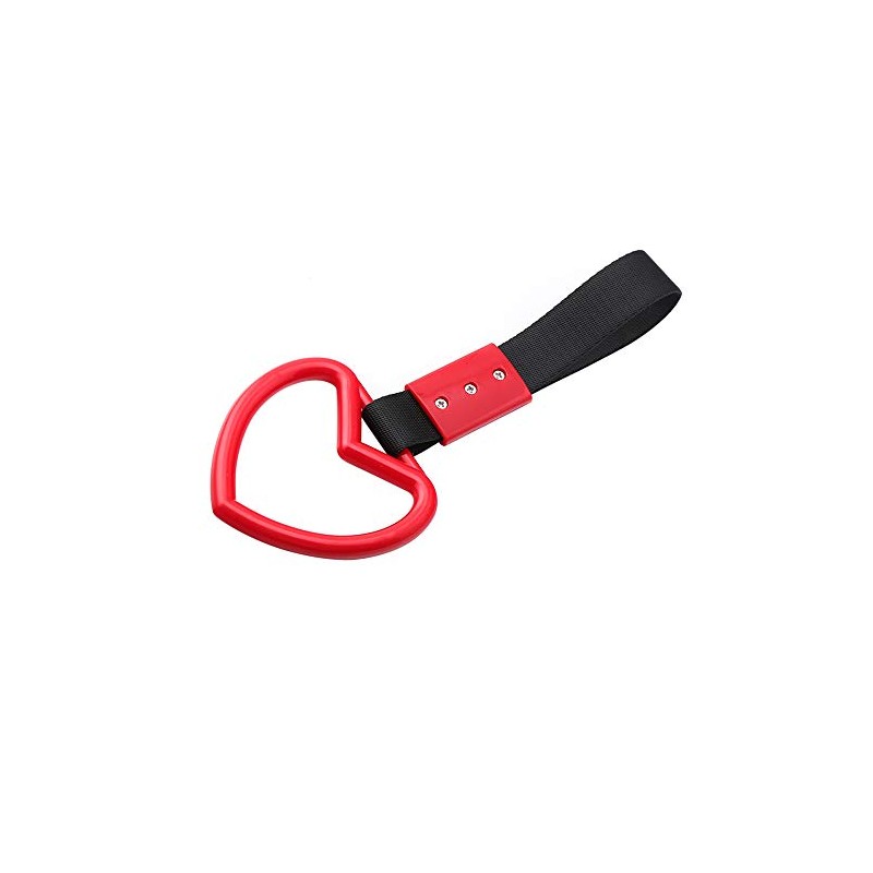 DSkoiph 1 PC Heart JDM Tsurikawa Hang Ring Subway Train