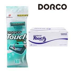 Dorco Dorco Touch 3 Touch 3 Razor TP900 1pc / 도루코 도 루 코 터치3 터치쓰리 면도기 TP900 1입X50개입 휴대용 대량