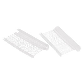 TOP-VIGOR 500Pcs J Hook Standard Tagging Fasteners, 35mm Clothing Tagging, 1.36Inch Hanging J Hook Tag Fasteners Tagging Gun Fasteners Clothing Price Tag Barbs Attachments for Tagging Gun, Clear