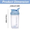 KHAOP KHAOP Protein Shaker Bottle with Mixball - 500ml Gym