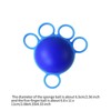 perfeclan Handgriff-Kraftball, Fingertrainer, tragbar, Fingertrainer-Trainingsball, Handtrainer für von Erwachsenen