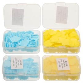 BESPORTBLE 4pcs Portable Soap Sheets Travel-Friendly Hand Washing Soap Slices for Boys and Girls Adults Convenient Reusable Papers Lemon Flavors for Outdoor and Travel Use