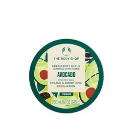The Body Shop Avocado Body Scrub RICH BODY EXFOLIATOR SOFTEN & SMOOTH DRY SKIN VEGAN 250 ml