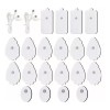 20 Parches De Electroestimulación + 2 Cables De Electrodos Para