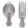 Portable Folding Titanium Spork Fork Outdoor Camping Cutlery Travel Tableware(Fork